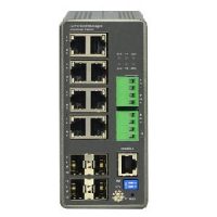 FB정보통신 DIVA-IS2712B 광스위치허브 산업용  L2 랜1기가 (랜 8 포트, 광 4 포트)