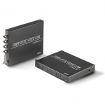 HD&P HD4V(ST/PC) 4CH / 비디오 4포트 / 데이터 1포트 광(싱글모드) - 동축 컨버터  (1쌍=2개)