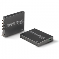 HD&P HD4V(ST/PC) 4CH / 비디오 4포트 / 데이터 1포트 광(싱글모드) - 동축 컨버터  (1쌍=2개)