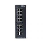 FB정보통신 DIVA-IS1714P240C 산업용 광스위치허브(10+4) 2.5G L2 매니지먼트 PoE 240W